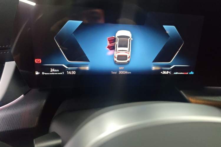 Used BMW X1 2023 sDrive25Li M Sport Package Odometer Close Up