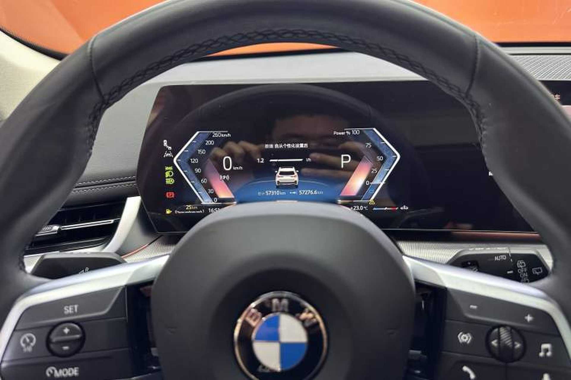 Used BMW X1 2023 sDrive25Li M Sport Package Odometer Close Up