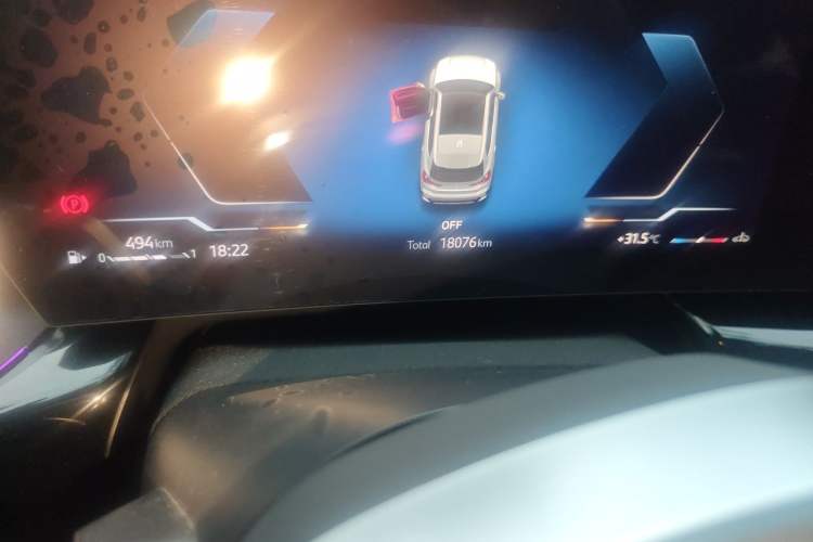 Used BMW X1 2023 sDrive25Li X Design Package Odometer Close Up