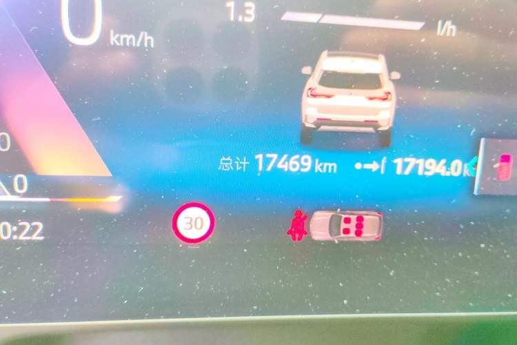 Used BMW X1 2023 sDrive25Li X Design Package Odometer Close Up