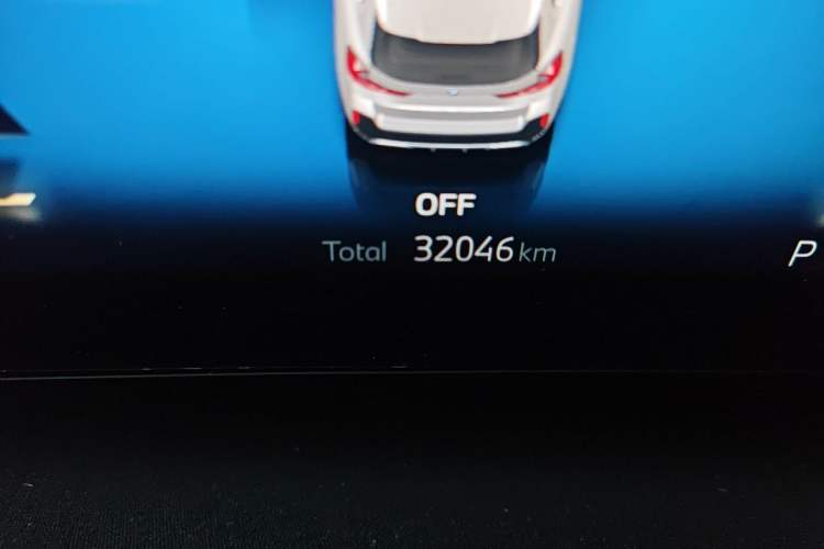 Used BMW X1 2024 sDrive25Li M Sport Package Odometer Close Up