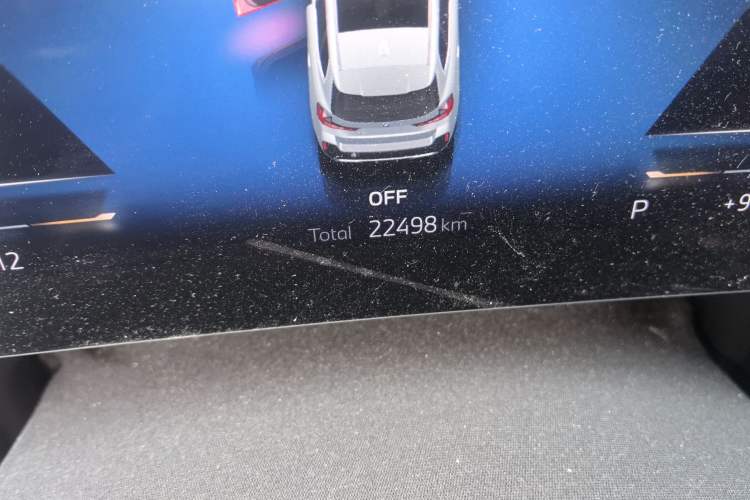 Used BMW X1 2024 sDrive25Li M Sport Package Odometer Close Up