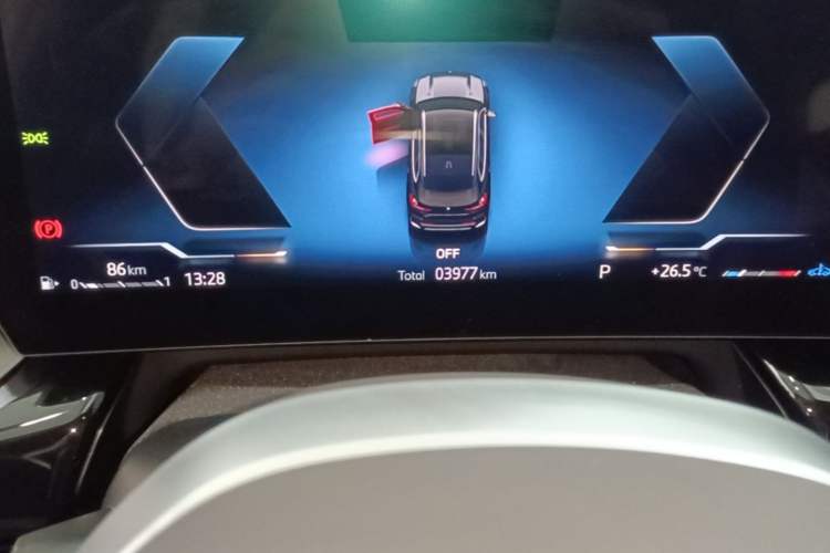 Used BMW X1 2025 Model sDrive25Li X Design Package Odometer Close Up