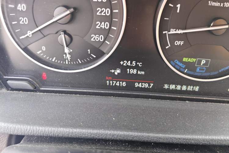 Used BMW X1 New Energy 2017 xDrive25Le Odometer Close Up