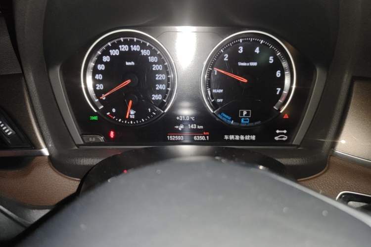 Used BMW X1 New Energy 2017 xDrive25Le Odometer Close Up