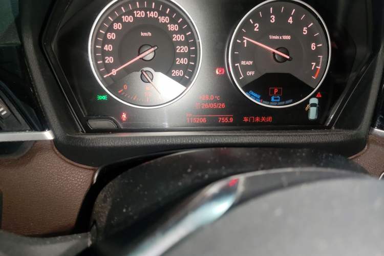 Used BMW X1 New Energy 2017 xDrive25Le Odometer Close Up
