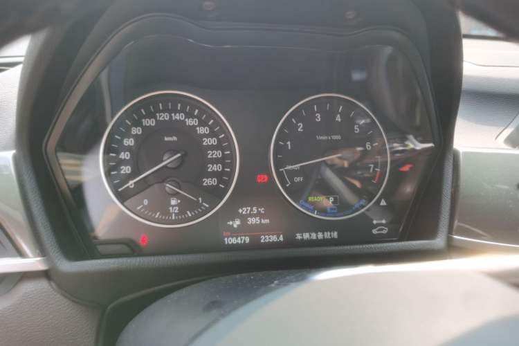 Used BMW X1 New Energy 2017 xDrive25Le Odometer Close Up