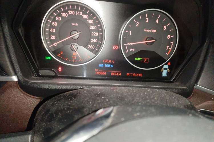 Used BMW X1 New Energy 2017 xDrive25Le Odometer Close Up
