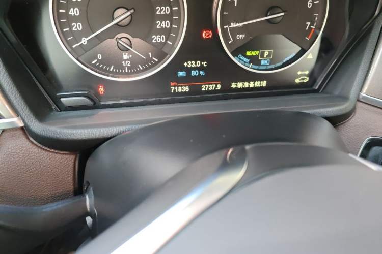Used BMW X1 New Energy 2018 xDrive25Le Luxury Model Odometer Close Up