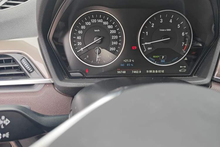 Used BMW X1 New Energy 2018 xDrive25Le Luxury Model Odometer Close Up