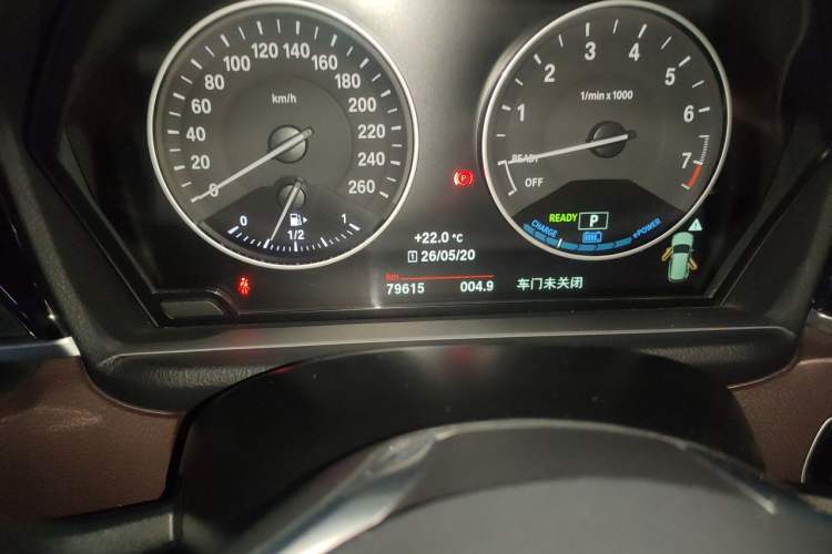 Used BMW X1 New Energy 2018 xDrive25Le Luxury Model Odometer Close Up