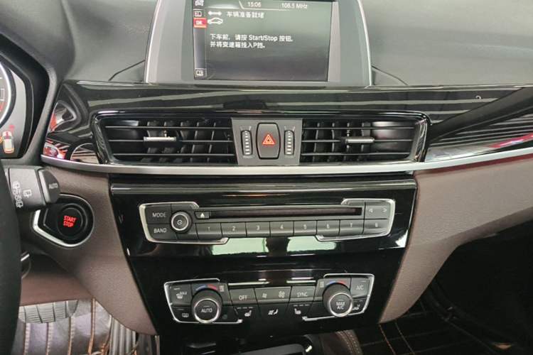 Used BMW X1 New Energy 2018 xDrive25Le Luxury Model Audio And AC Panel