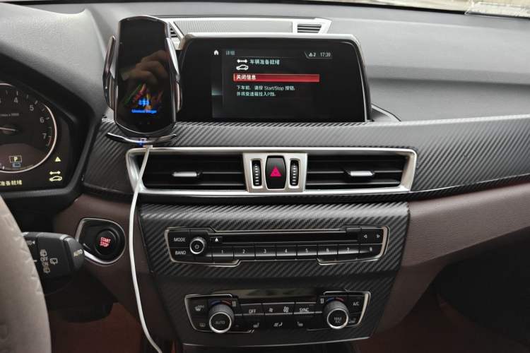 Used BMW X1 New Energy 2018 xDrive25Le Luxury Model Audio And AC Panel