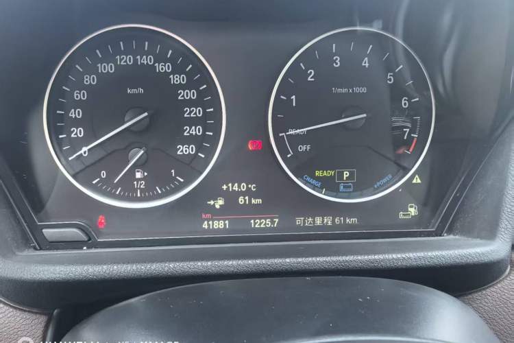 Used BMW X1 New Energy 2018 xDrive25Le Luxury Model Odometer Close Up