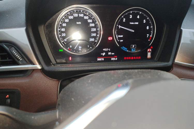 Used BMW X1 New Energy 2018 xDrive25Le Luxury Model Odometer Close Up