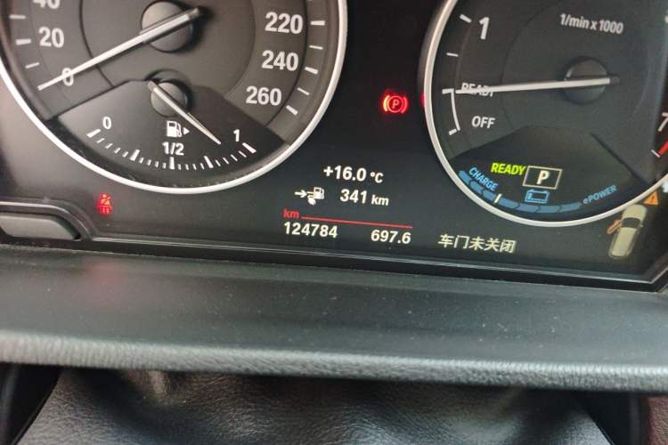 Used BMW X1 New Energy 2018 xDrive25Le Luxury Model Odometer Close Up