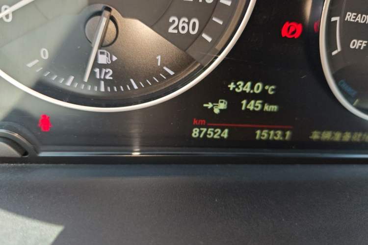Used BMW X1 New Energy 2018 xDrive25Le Luxury Model Odometer Close Up