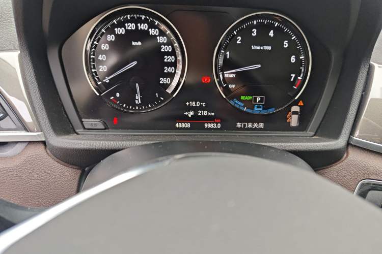 Used BMW X1 New Energy 2018 xDrive25Le Luxury Model Odometer Close Up