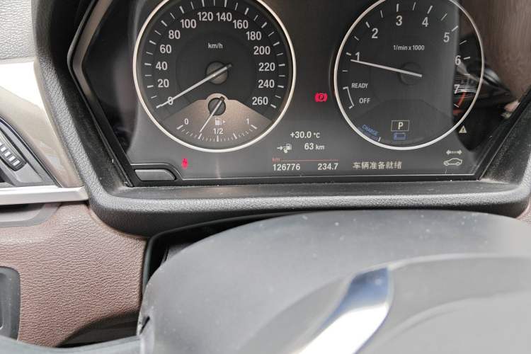Used BMW X1 New Energy 2018 xDrive25Le Luxury Model Odometer Close Up