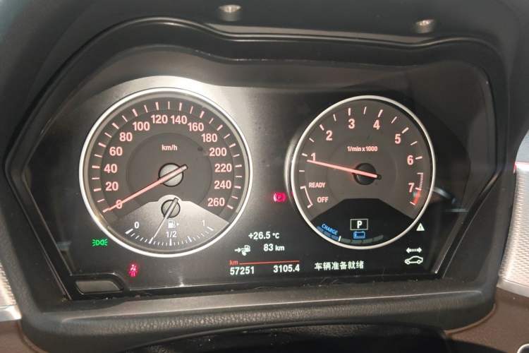 Used BMW X1 New Energy 2018 xDrive25Le Luxury Model Odometer Close Up