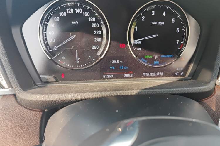 Used BMW X1 New Energy 2018 xDrive25Le Luxury Model Odometer Close Up