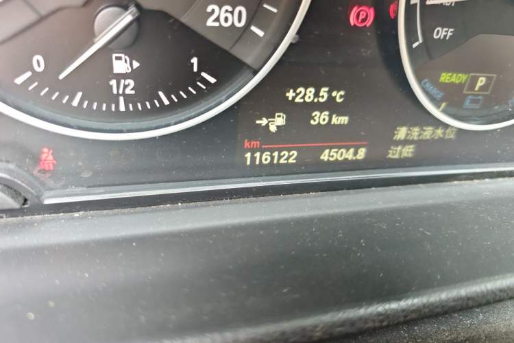 Used BMW X1 New Energy 2018 xDrive25Le Luxury Model Odometer Close Up