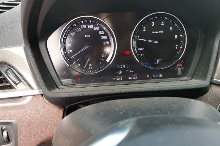 Used BMW X1 New Energy 2019 xDrive25Le Luxury Model Odometer Close Up