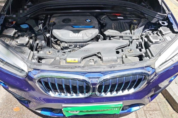 Used BMW X1 New Energy 2019 xDrive25Le Mileage Upgrade Version Engine Bay