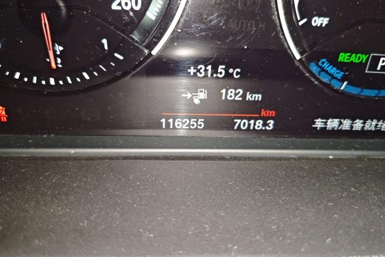 Used BMW X1 New Energy 2019 xDrive25Le Luxury Model Odometer Close Up