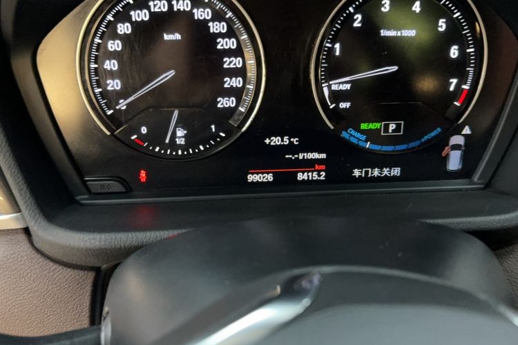 Used BMW X1 New Energy 2019 xDrive25Le Luxury Model Odometer Close Up