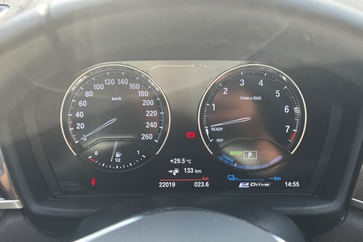 Used BMW X1 New Energy 2019 xDrive25Le Luxury Model Odometer Close Up
