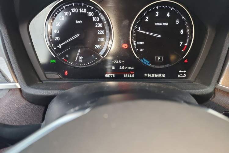 Used BMW X1 New Energy 2019 xDrive25Le Luxury Model Odometer Close Up