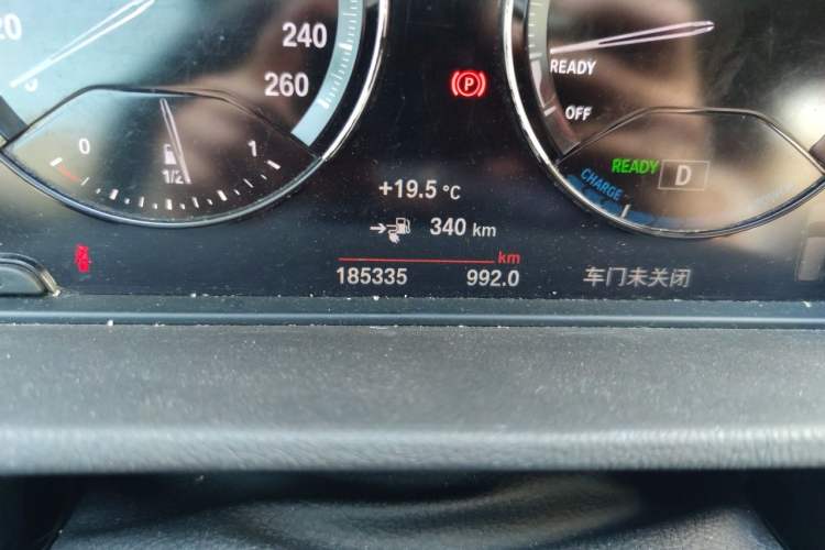 Used BMW X1 New Energy 2019 xDrive25Le Luxury Model Odometer Close Up