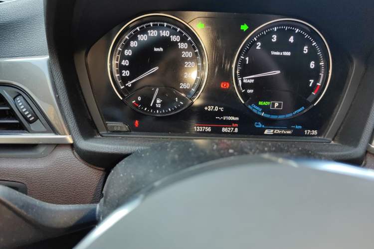 Used BMW X1 New Energy 2019 xDrive25Le Luxury Model Odometer Close Up