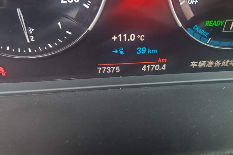 Used BMW X1 New Energy 2019 xDrive25Le Luxury Model Odometer Close Up