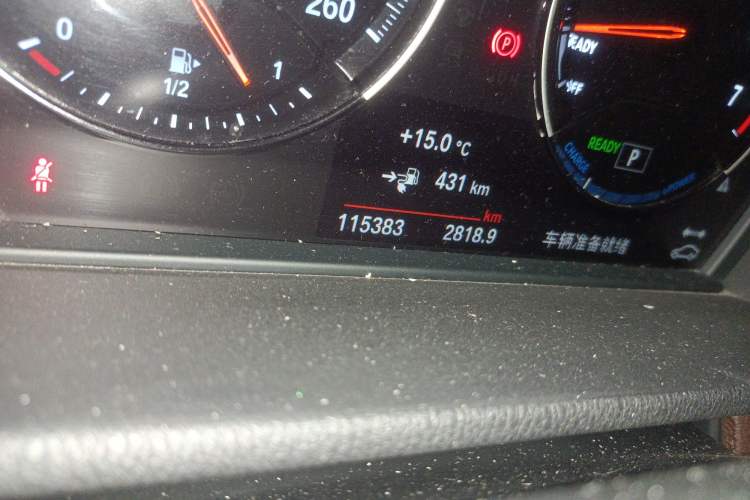 Used BMW X1 New Energy 2019 xDrive25Le Luxury Model Odometer Close Up