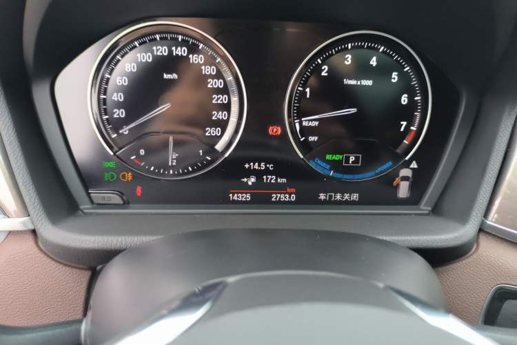 Used BMW X1 New Energy 2019 xDrive25Le Luxury Model Odometer Close Up