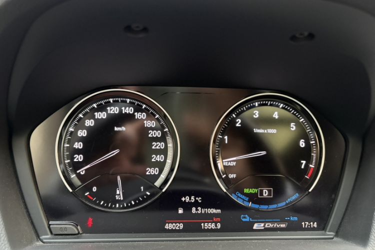 Used BMW X1 New Energy 2019 xDrive25Le Luxury Model Odometer Close Up