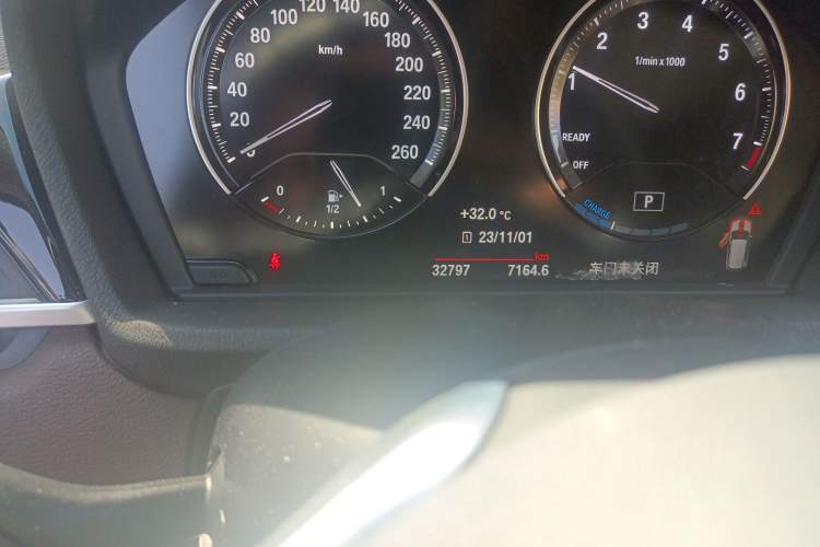 Used BMW X1 New Energy 2020 xDrive30Le Premium Edition Odometer Close Up