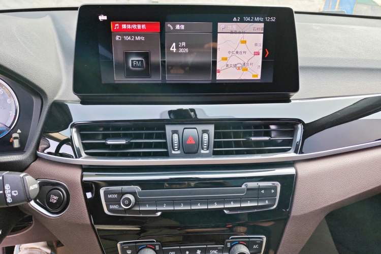 Used BMW X1 New Energy 2020 xDrive30Le Premium Edition Audio And AC Panel