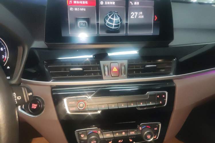 Used BMW X1 New Energy 2020 xDrive30Le Premium Edition Audio And AC Panel