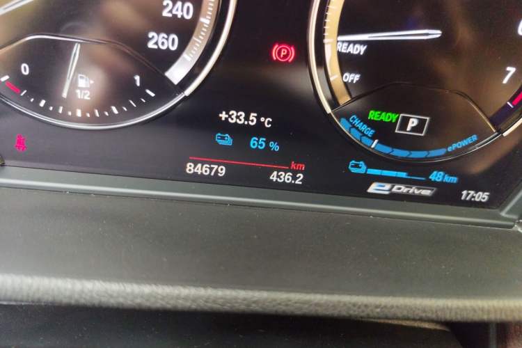 Used BMW X1 New Energy 2020 xDrive30Le Premium Edition Odometer Close Up