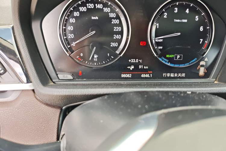 Used BMW X1 New Energy 2020 xDrive30Le Premium Edition Odometer Close Up