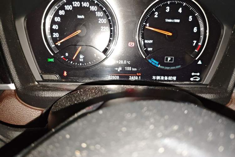 Used BMW X1 New Energy 2021 xDrive30Le Premium Edition Odometer Close Up