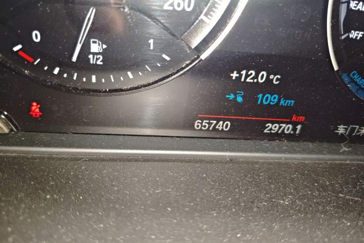 Used BMW X1 New Energy 2021 xDrive30Le Premium Edition Odometer Close Up