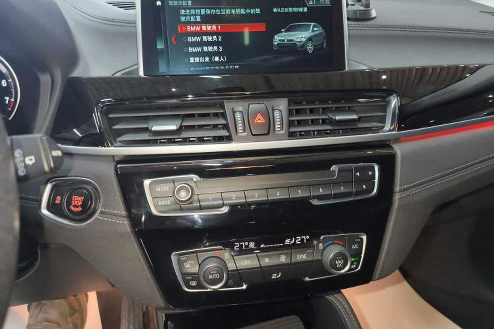 Used BMW X2 2018 sDrive25i Leading Model M Sport Package China V Audio And AC Panel