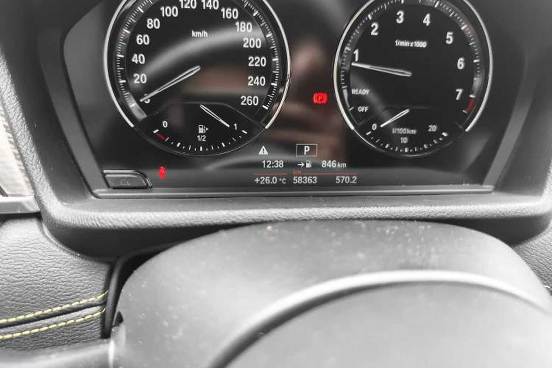 Used BMW X2 2018 sDrive25i Luxury Model with M Off-Road Package China V Emission Standard Odometer Close Up