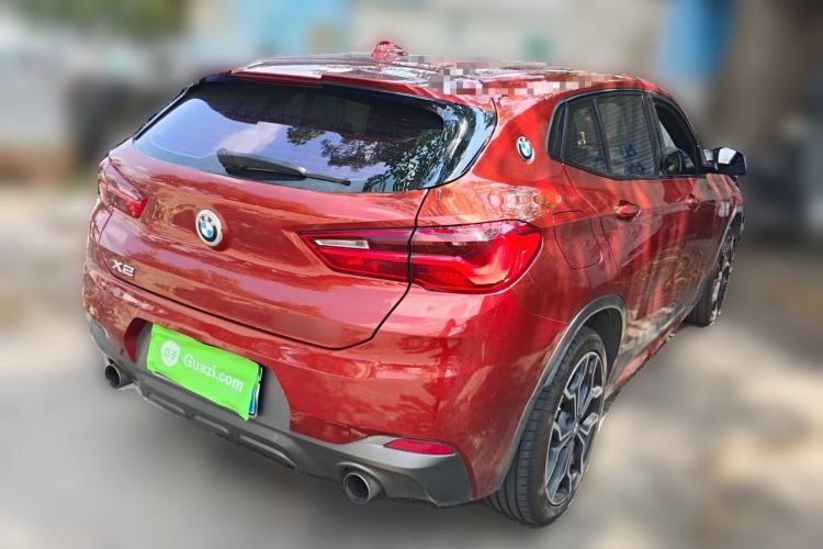 Used BMW X2 2018 sDrive25i Luxury M Sport Package China V Emission Standard Rear Right 45 Deg