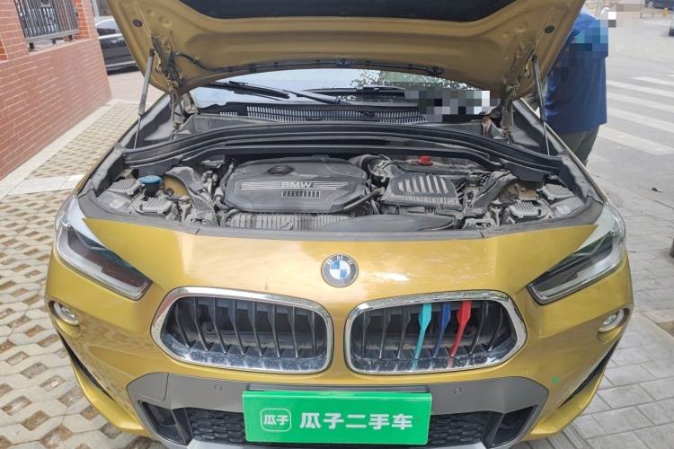 Used BMW X2 2018 sDrive25i Luxury M Sport Package China V Emission Standard Engine Bay