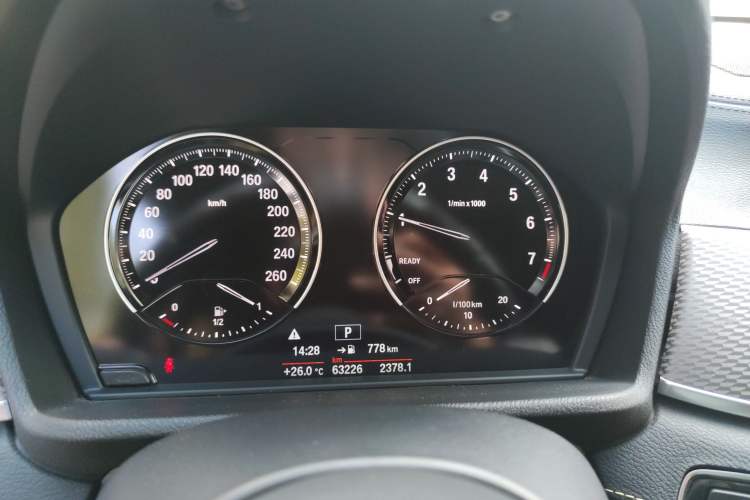 Used BMW X2 2018 sDrive25i Luxury Model with M Off-Road Package China V Emission Standard Instrument Cluster